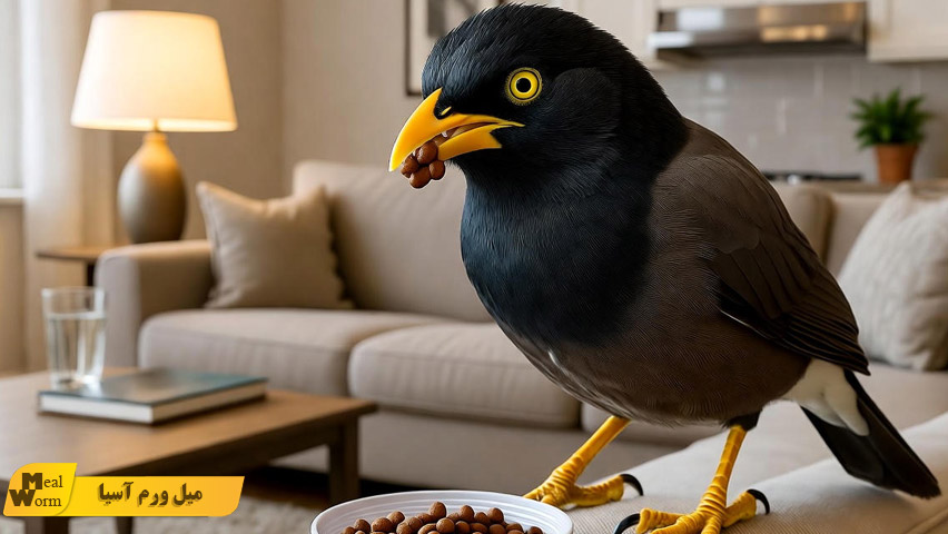 تغذیه مناسب مرغ مینا