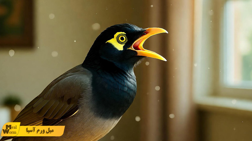 سخنگو کردن مرغ مینا