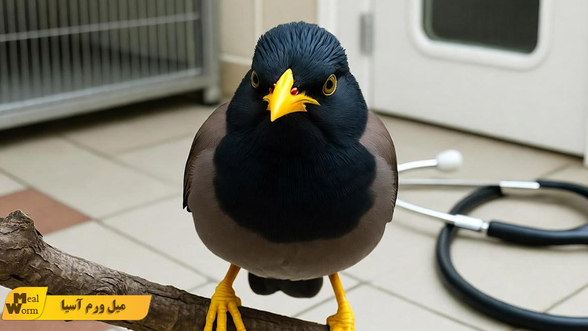 چه زمانی مرغ مینا را به دامپزشکی ببریم؟