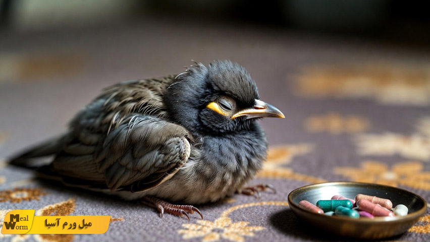 راهنمای مصرف آنتی بیوتیک در مرغ مینا