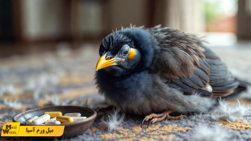 راهنمای مصرف آنتی بیوتیک در مرغ مینا